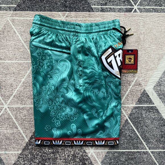 Miami Heat Green Basketball Shorts - Picture 3 of 5